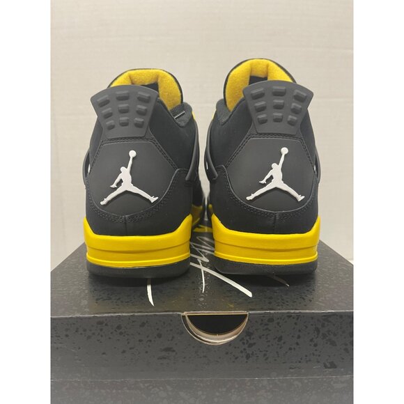 Air Jordan 4 Retro thunder mens size 10.5-NIB - Picture 2 of 12
